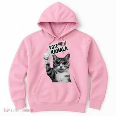 This Childless Cat Lady Is Voting Kamala 2024 Hoodie