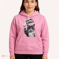 This Childless Cat Lady Is Voting Kamala 2024 Hoodie thumb 5