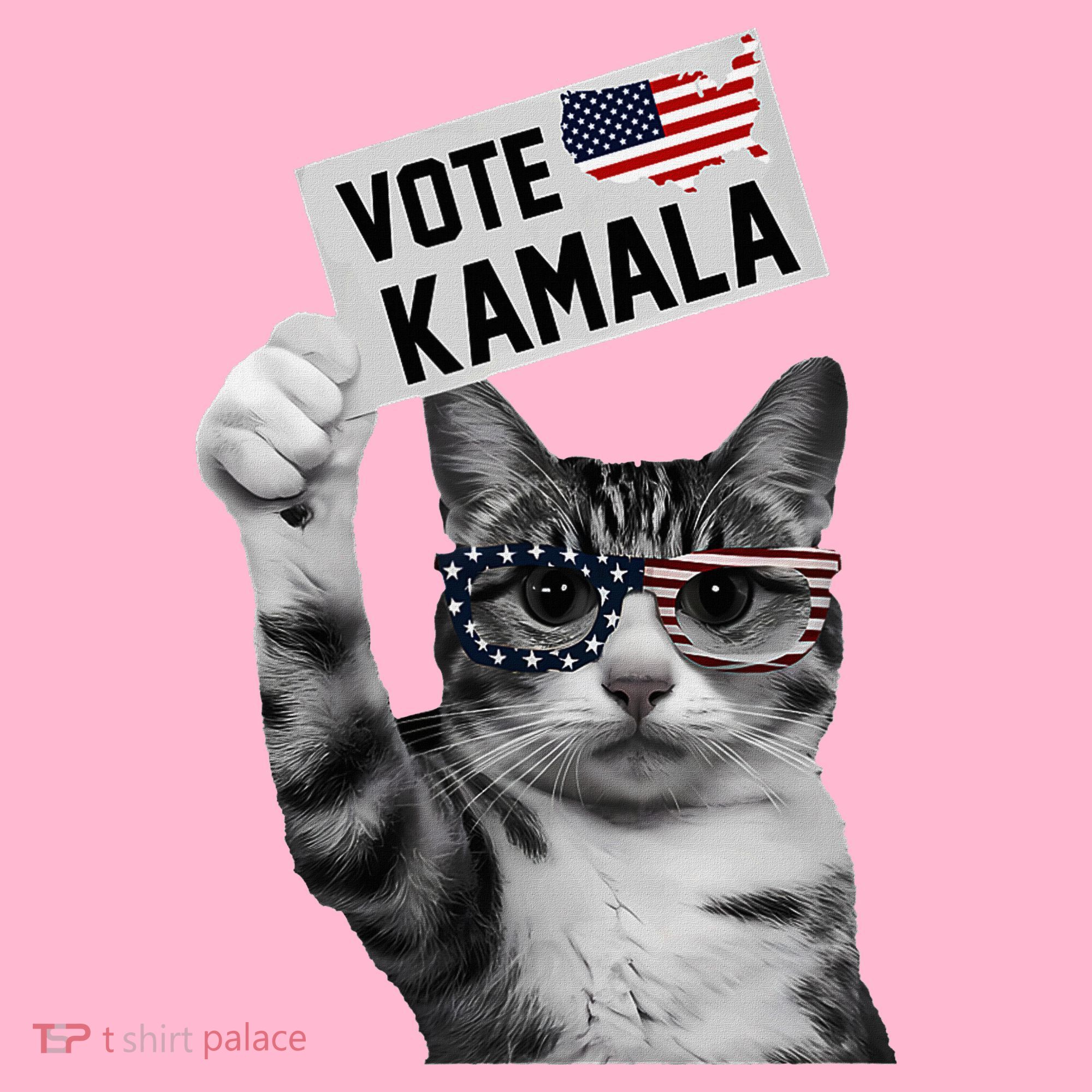 This Childless Cat Lady Is Voting Kamala 2024 Hoodie