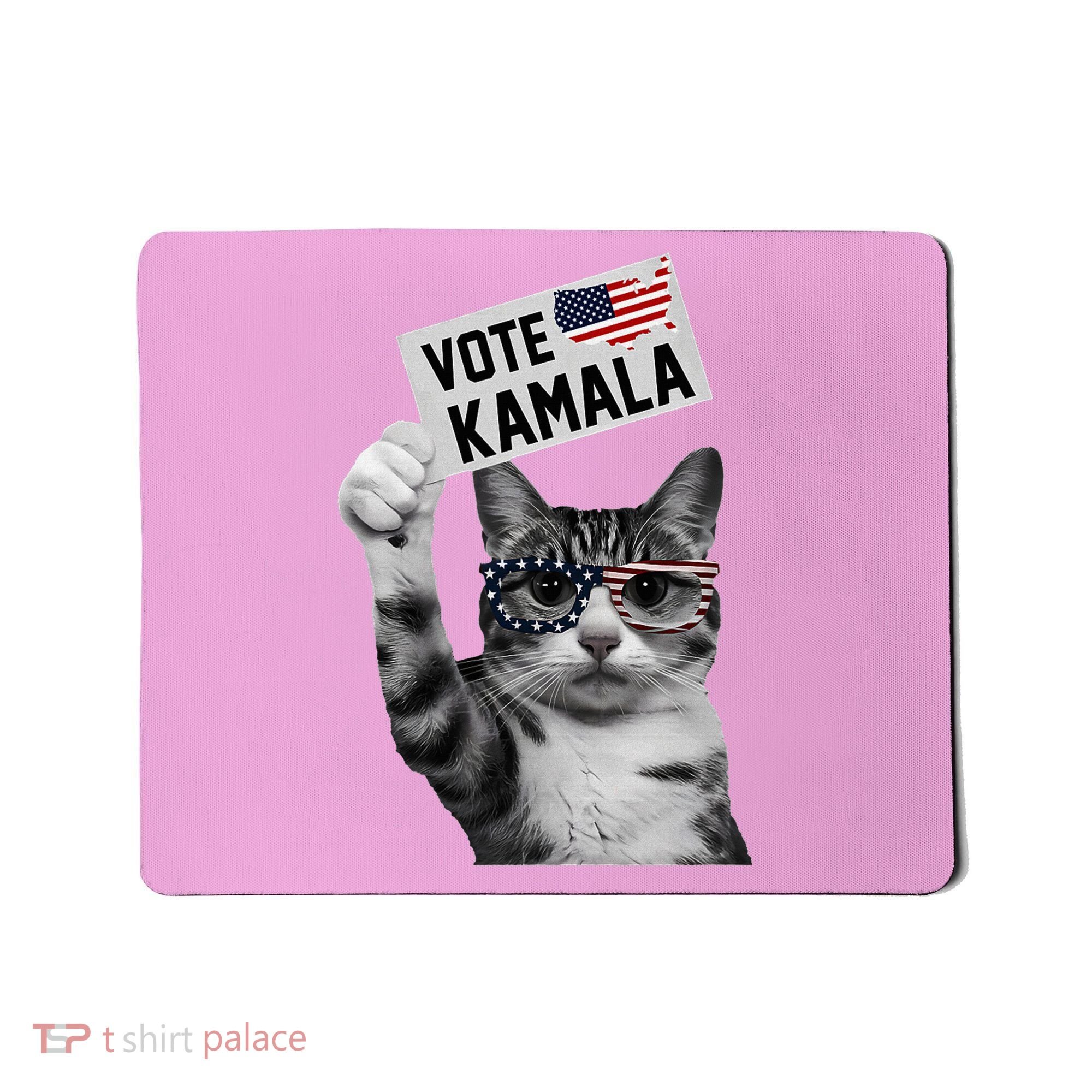 This Childless Cat Lady Is Voting Kamala 2024 Mousepad