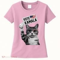 This Childless Cat Lady Is Voting Kamala 2024 Women's T-Shirt thumb 0