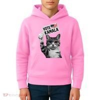 This Childless Cat Lady Is Voting Kamala 2024 Kids Hoodie thumb 4