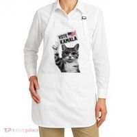 This Childless Cat Lady Is Voting Kamala 2024 Apron thumb 2