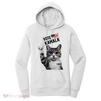 This Childless Cat Lady Is Voting Kamala 2024 Women's Hoodie thumb 0