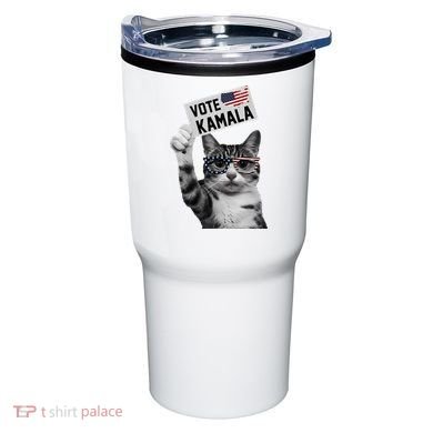 This Childless Cat Lady Is Voting Kamala 2024 Tumbler