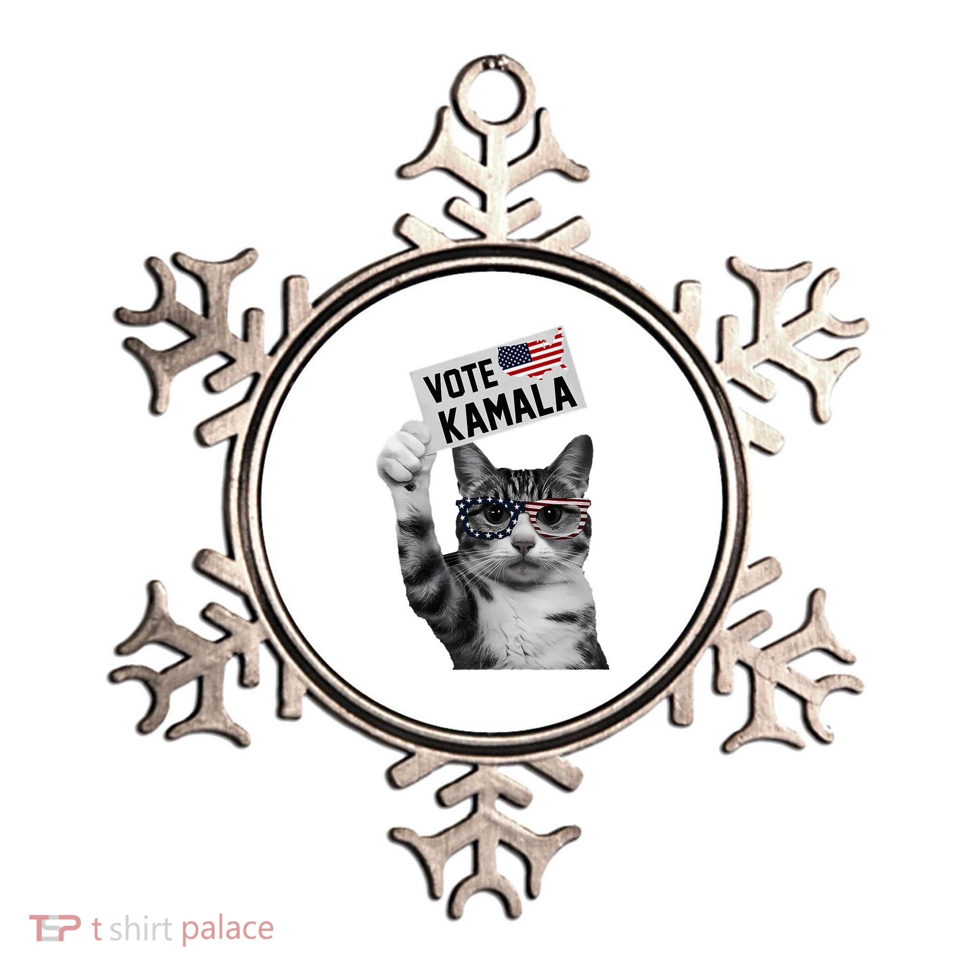 This Childless Cat Lady Is Voting Kamala 2024 Ornament