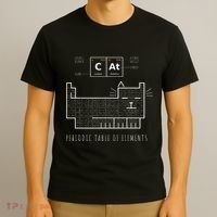 The Chemistry Cat Periodic Table Of Elements T-Shirt thumb 3
