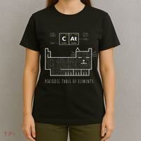 The Chemistry Cat Periodic Table Of Elements T-Shirt thumb 4