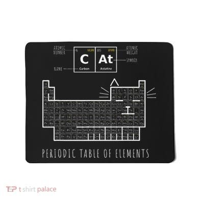 The Chemistry Cat Periodic Table Of Elements Mousepad