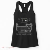 The Chemistry Cat Periodic Table Of Elements Women's Tank Top thumb 0