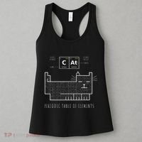 The Chemistry Cat Periodic Table Of Elements Women's Tank Top thumb 3