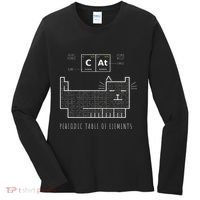 The Chemistry Cat Periodic Table Of Elements Women's Long Sleeve Shirt thumb 0