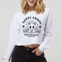 Total Chaos Chao Creature Stray Rats Cropped Pullover Crew thumb 2