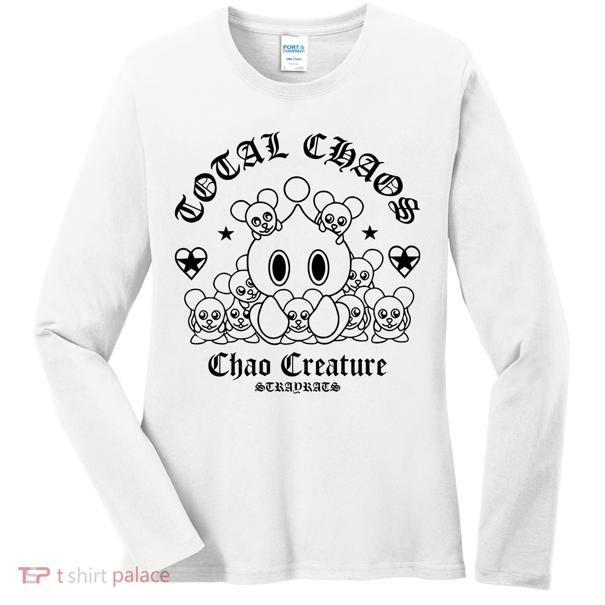 Total Chaos Chao Creature Stray Rats Women's Long Sleeve Shirt