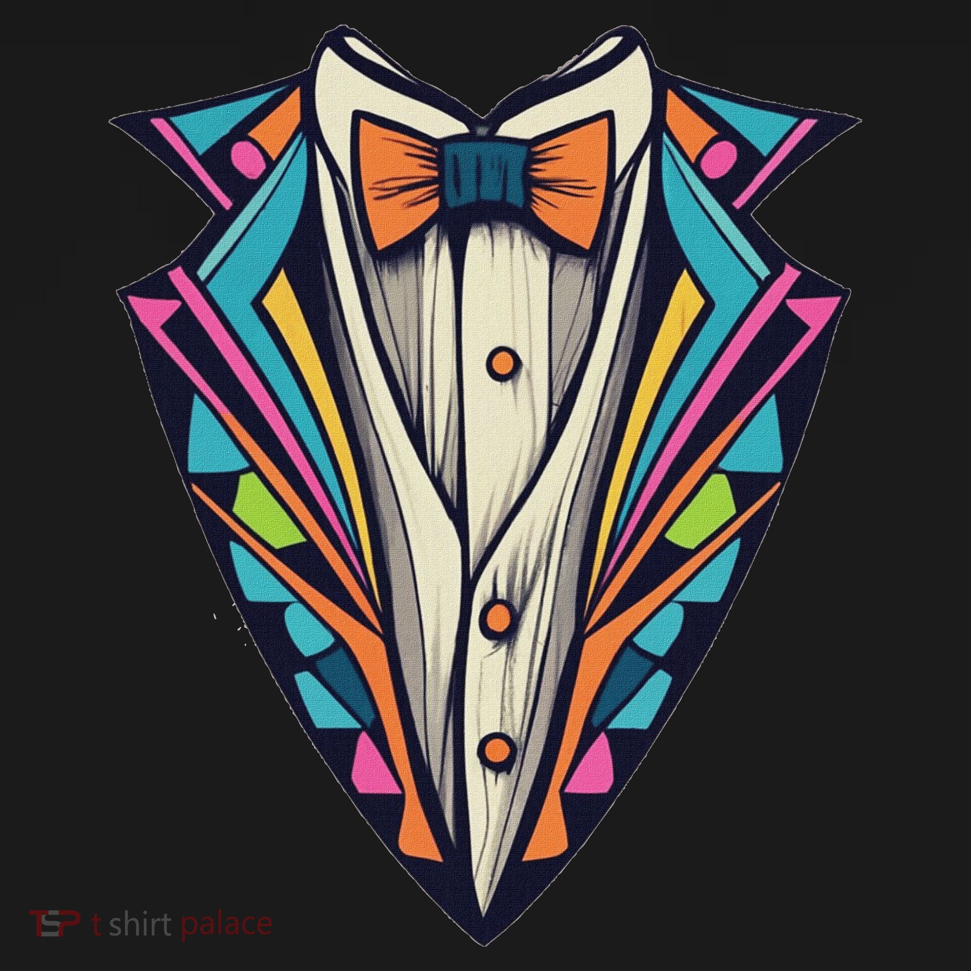 Tuxedo Costume Cute Colorful Tux. T-Shirt