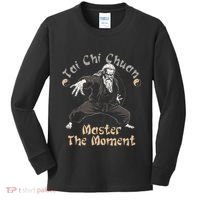 Tai Chi Chuan Master The Moment Taijiquan Tai Chi Chuan Kids Long Sleeve Shirt thumb 0