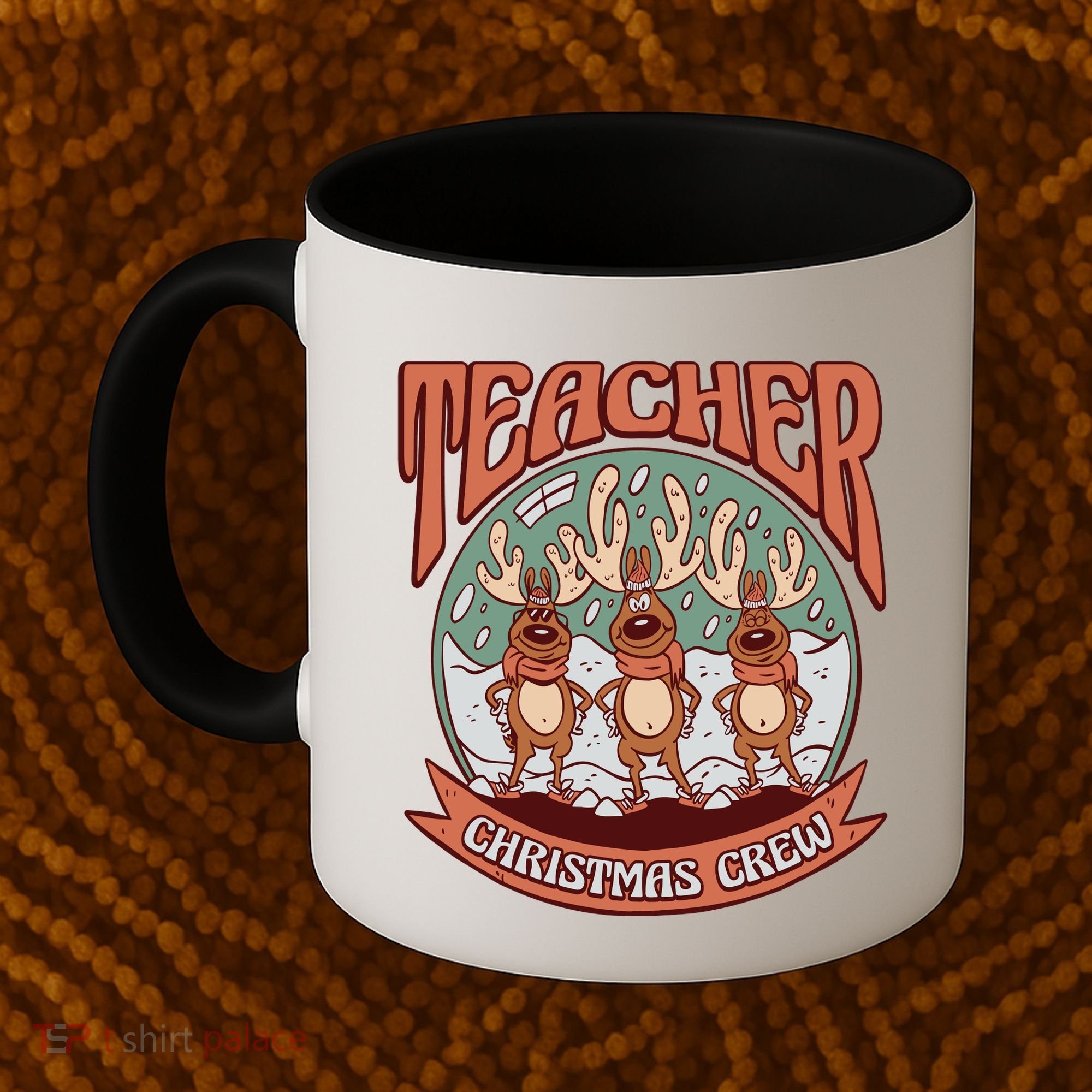 Teacher Christmas Crew Holiday Coffee Mug