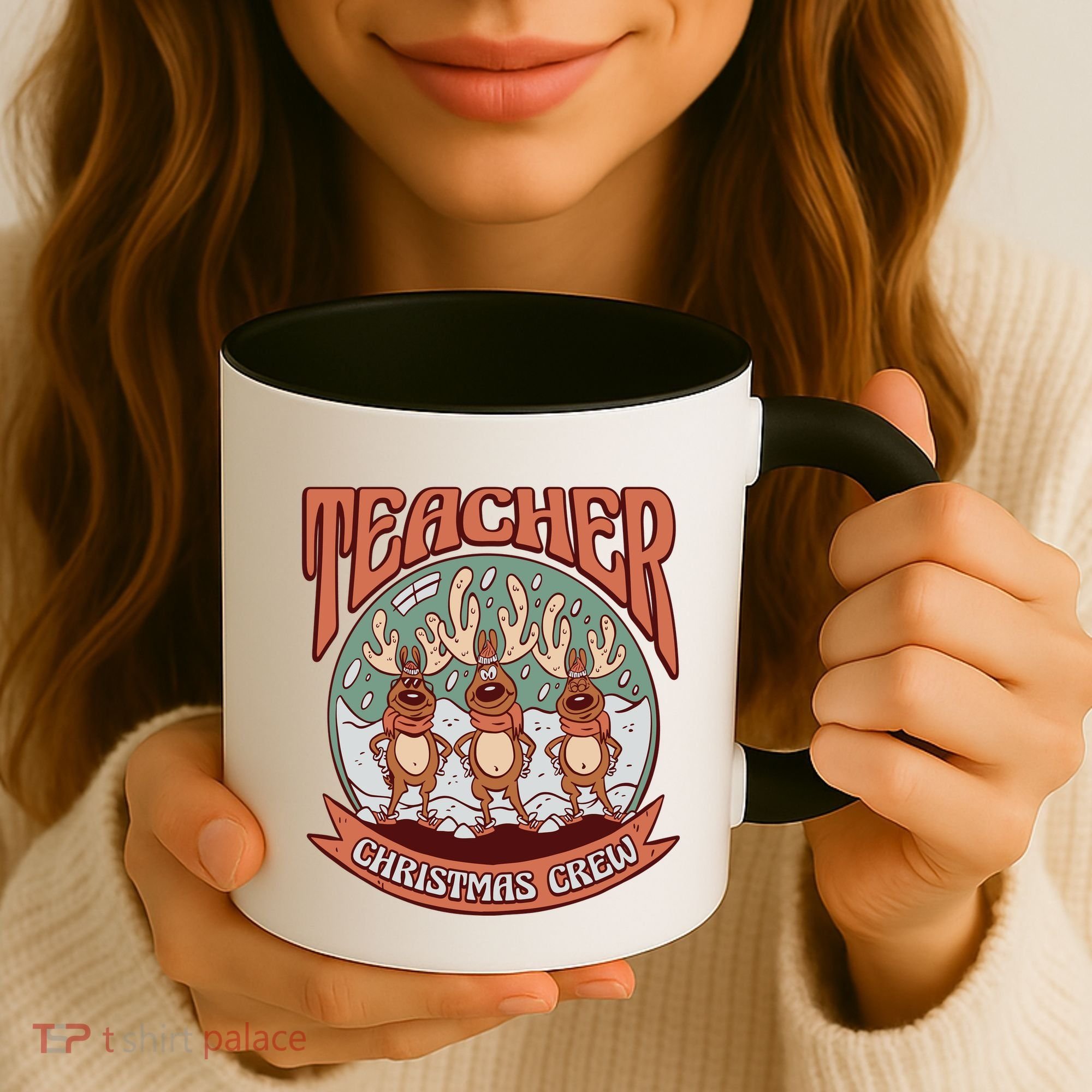 Teacher Christmas Crew Holiday Coffee Mug