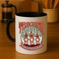 Teacher Christmas Crew Holiday Coffee Mug thumb 4