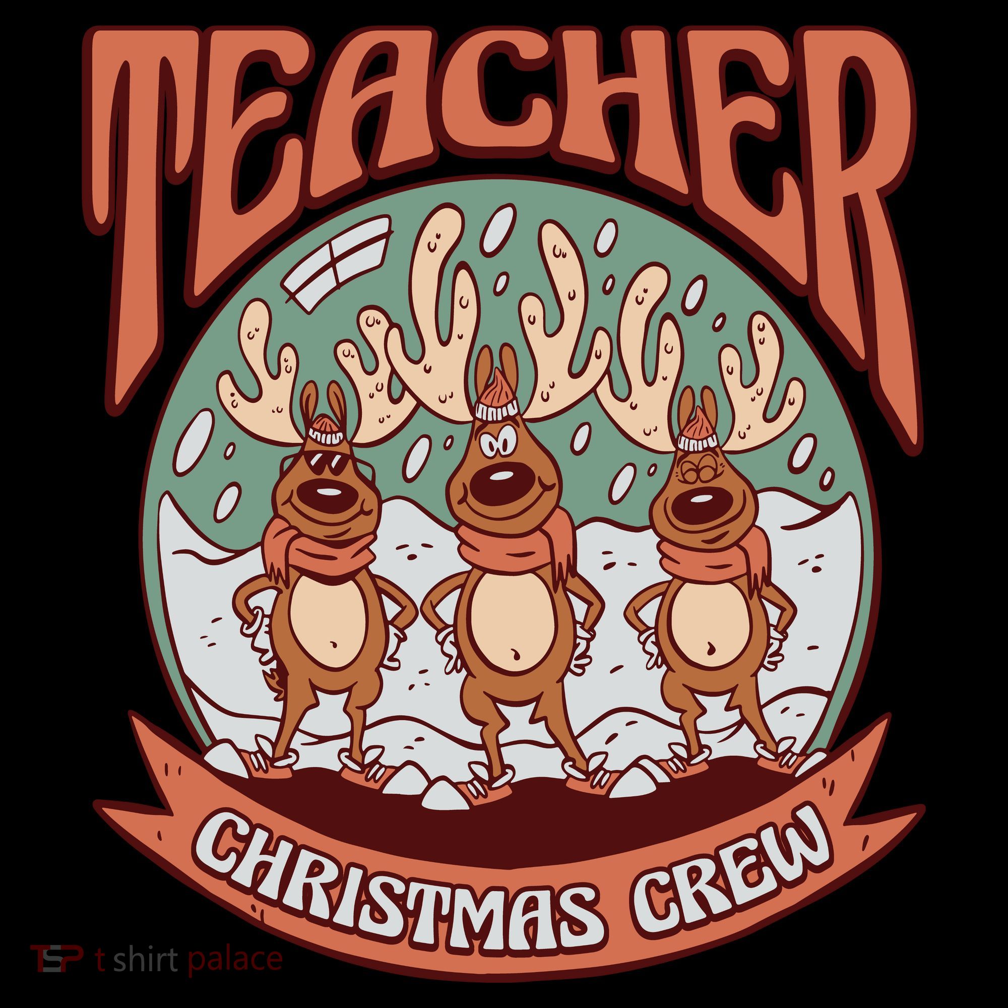 Teacher Christmas Crew Holiday Women's Hoodie