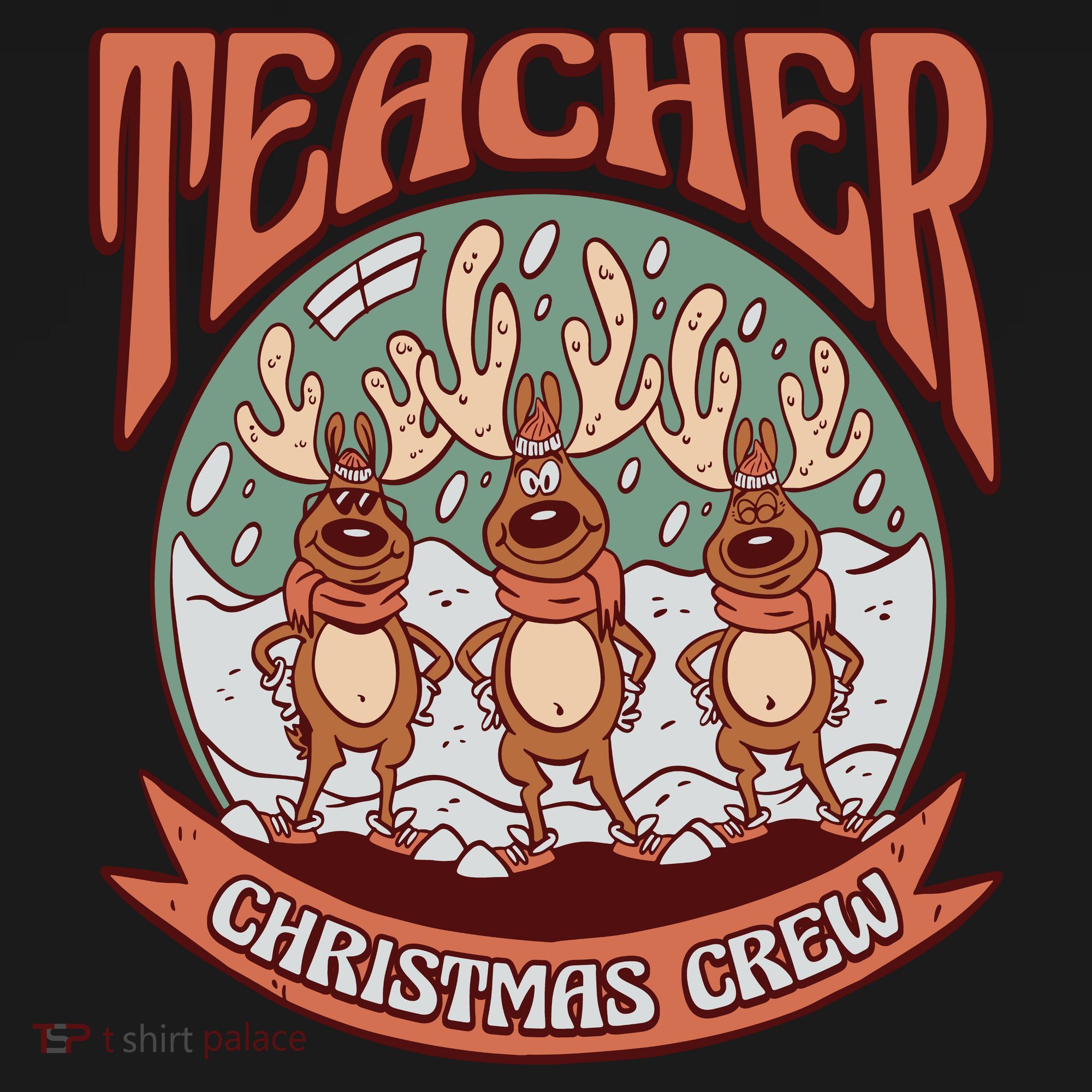 Teacher Christmas Crew Holiday Baby Bodysuit