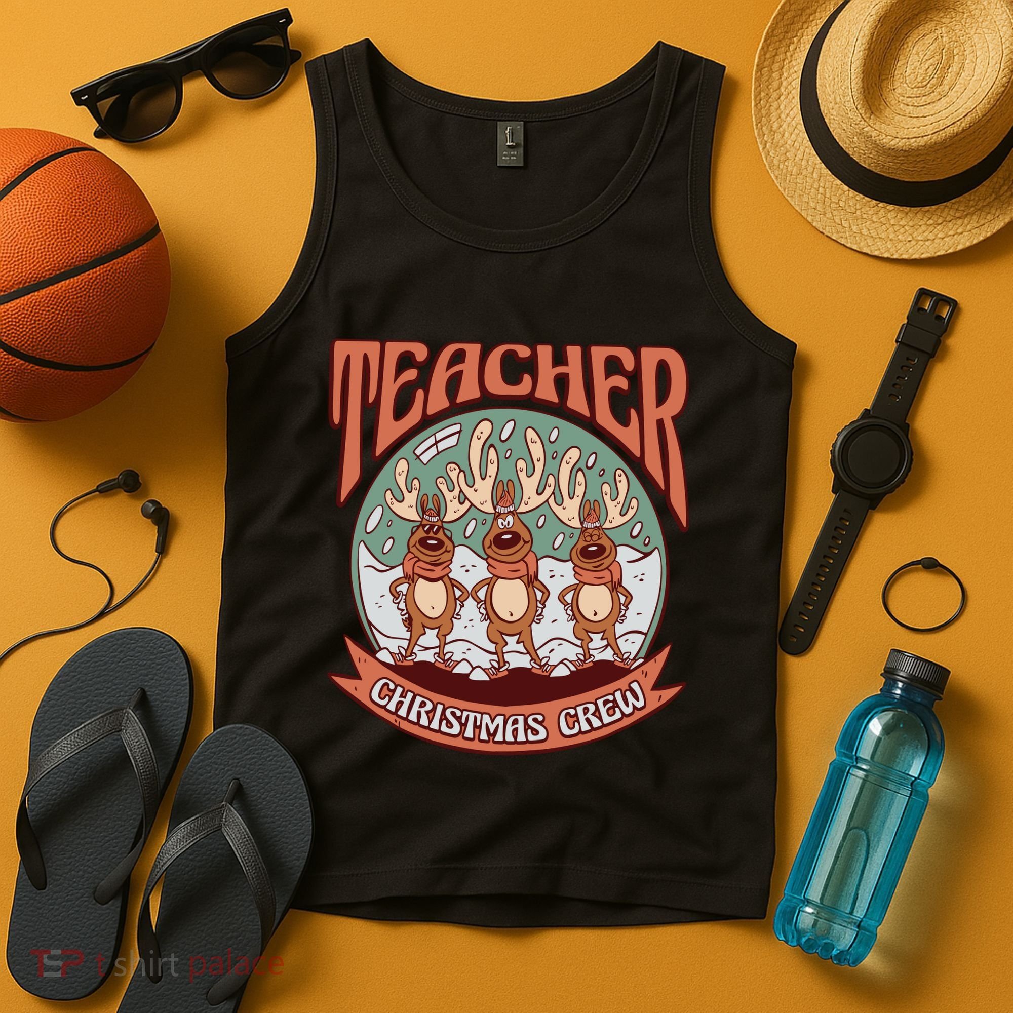 Teacher Christmas Crew Holiday Tank Top