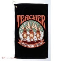 Teacher Christmas Crew Holiday Golf Towel thumb 0