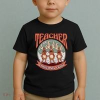 Teacher Christmas Crew Holiday Toddler T-Shirt thumb 2