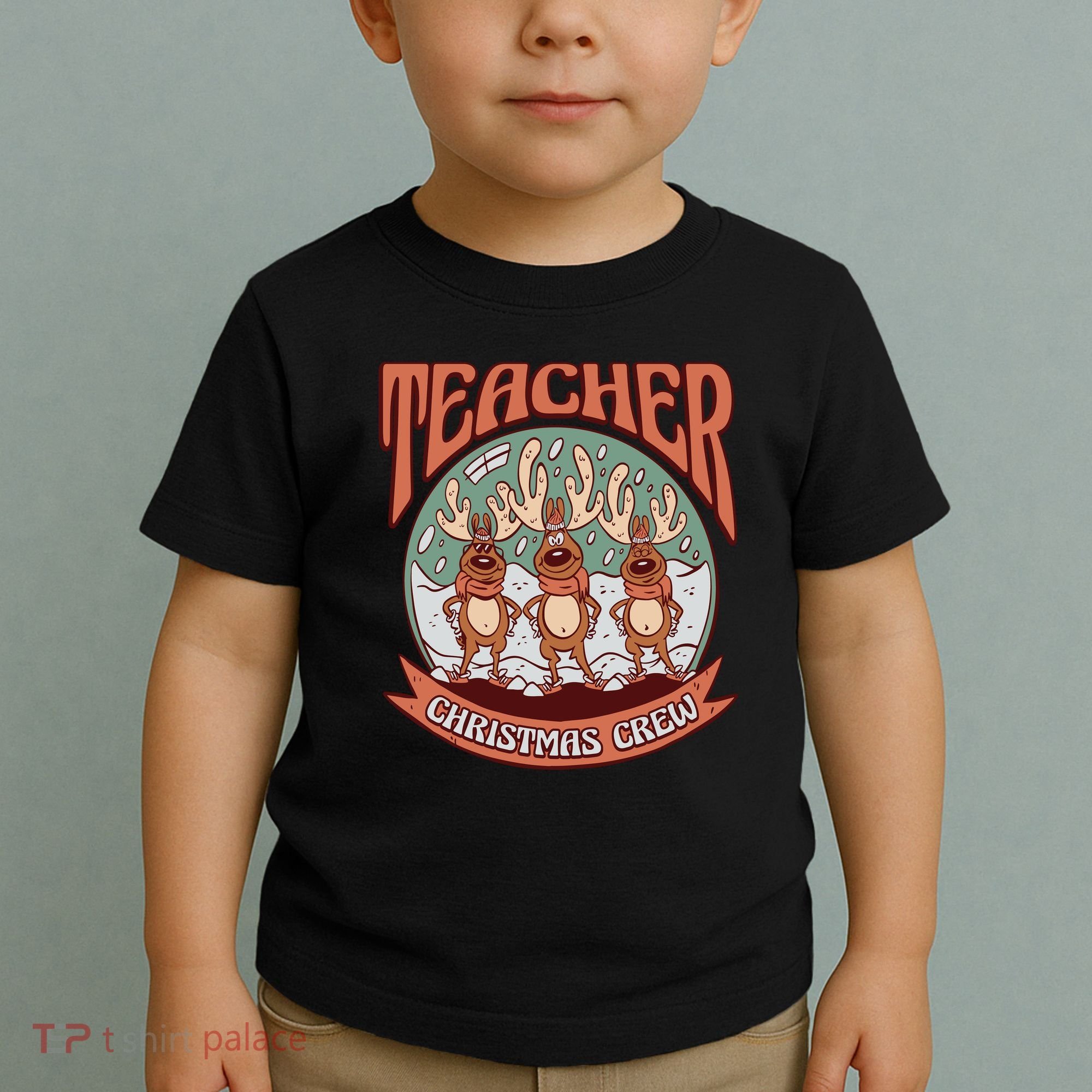 Teacher Christmas Crew Holiday Toddler T-Shirt