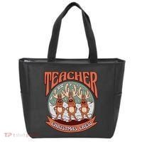 Teacher Christmas Crew Holiday Tote Bag thumb 0