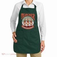 Teacher Christmas Crew Holiday Apron thumb 2