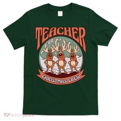 Teacher Christmas Crew Holiday T-Shirt
