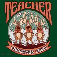 Teacher Christmas Crew Holiday Mousepad thumb 1