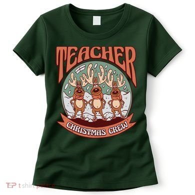 Teacher Christmas Crew Holiday Women's T-Shirt