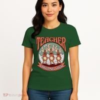 Teacher Christmas Crew Holiday Women's T-Shirt thumb 4
