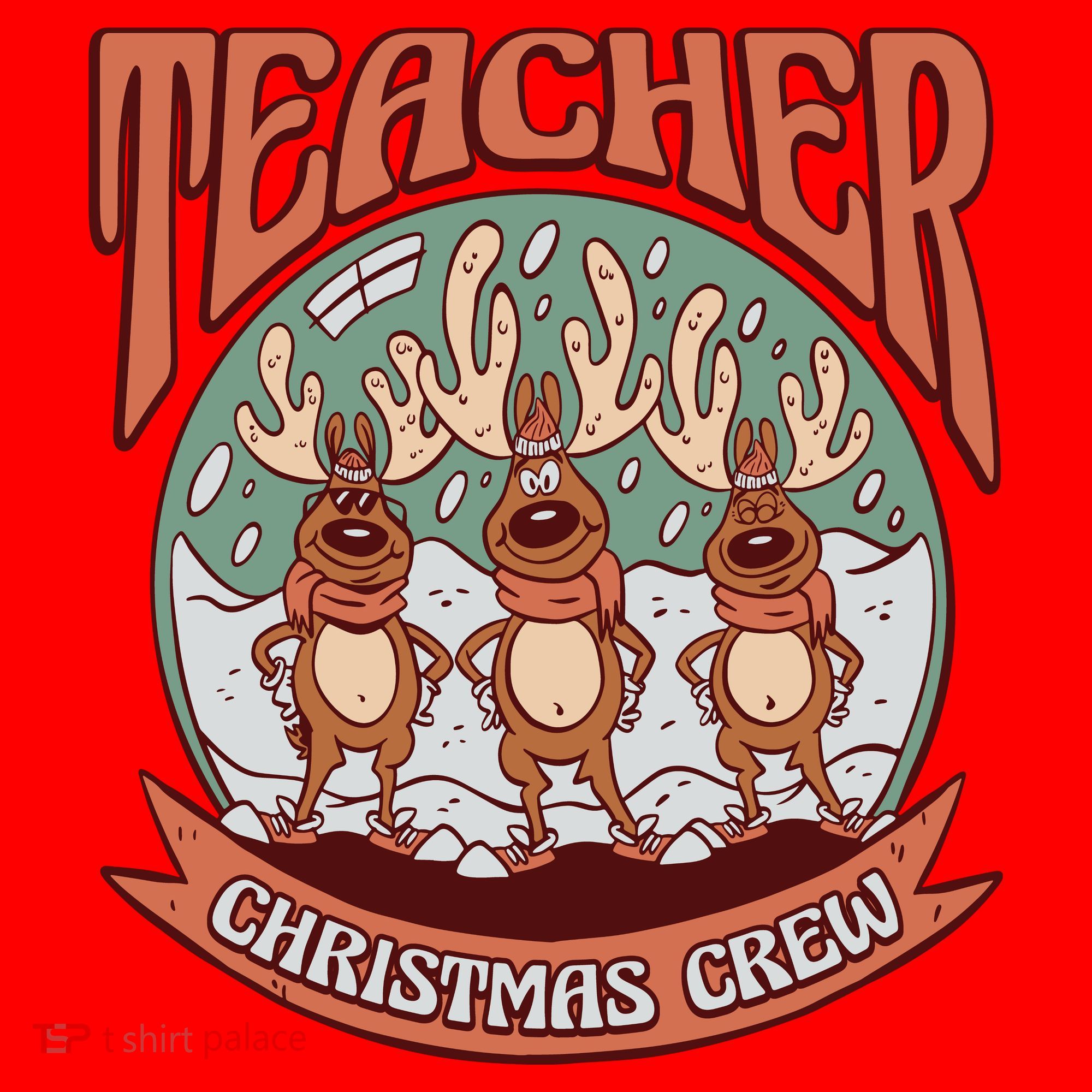 Teacher Christmas Crew Holiday Santa Hat