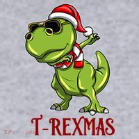 Trex Christmas Dino Women's Sweatshirt thumb 2