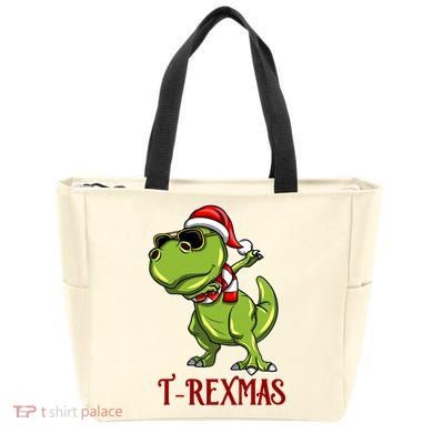 Trex Christmas Dino Tote Bag