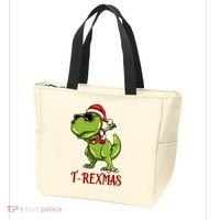 Trex Christmas Dino Tote Bag thumb 3