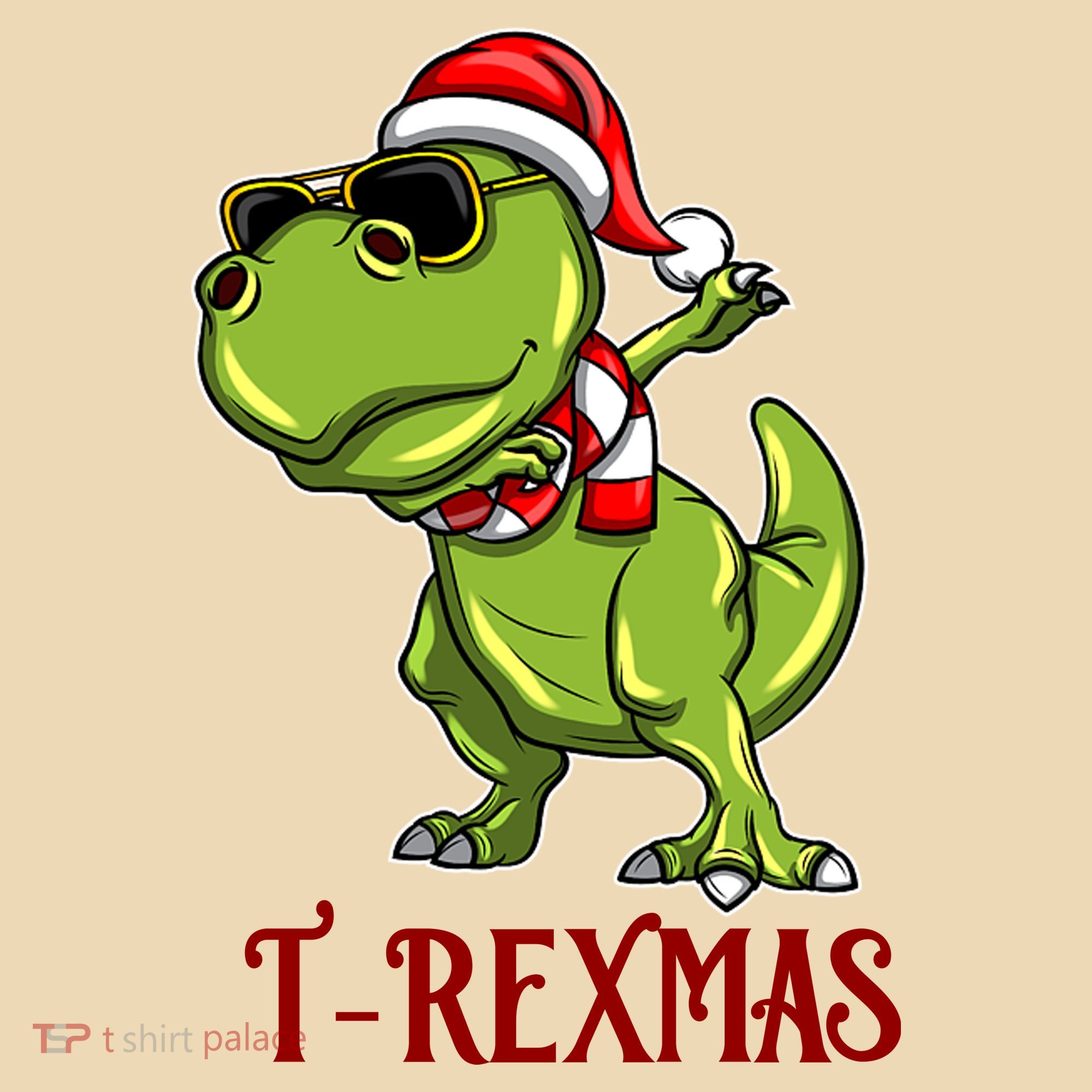 Trex Christmas Dino Tote Bag