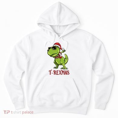 Trex Christmas Dino Hoodie