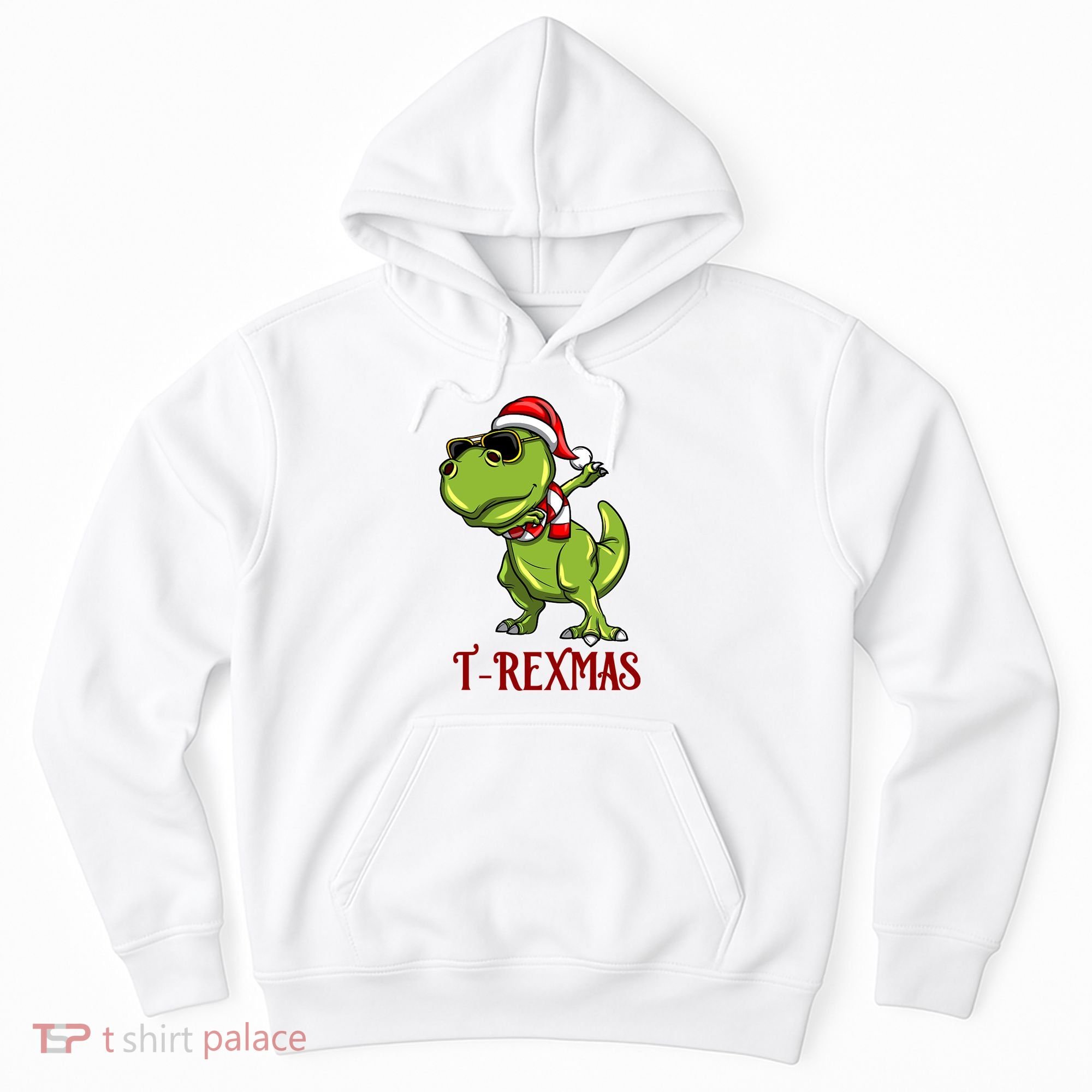 Trex Christmas Dino Hoodie