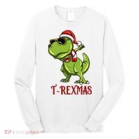 Trex Christmas Dino Long Sleeve Shirt thumb 0