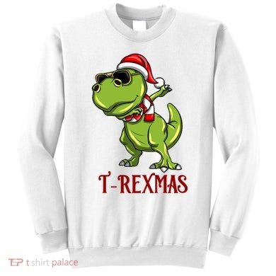 Trex Christmas Dino Sweatshirt