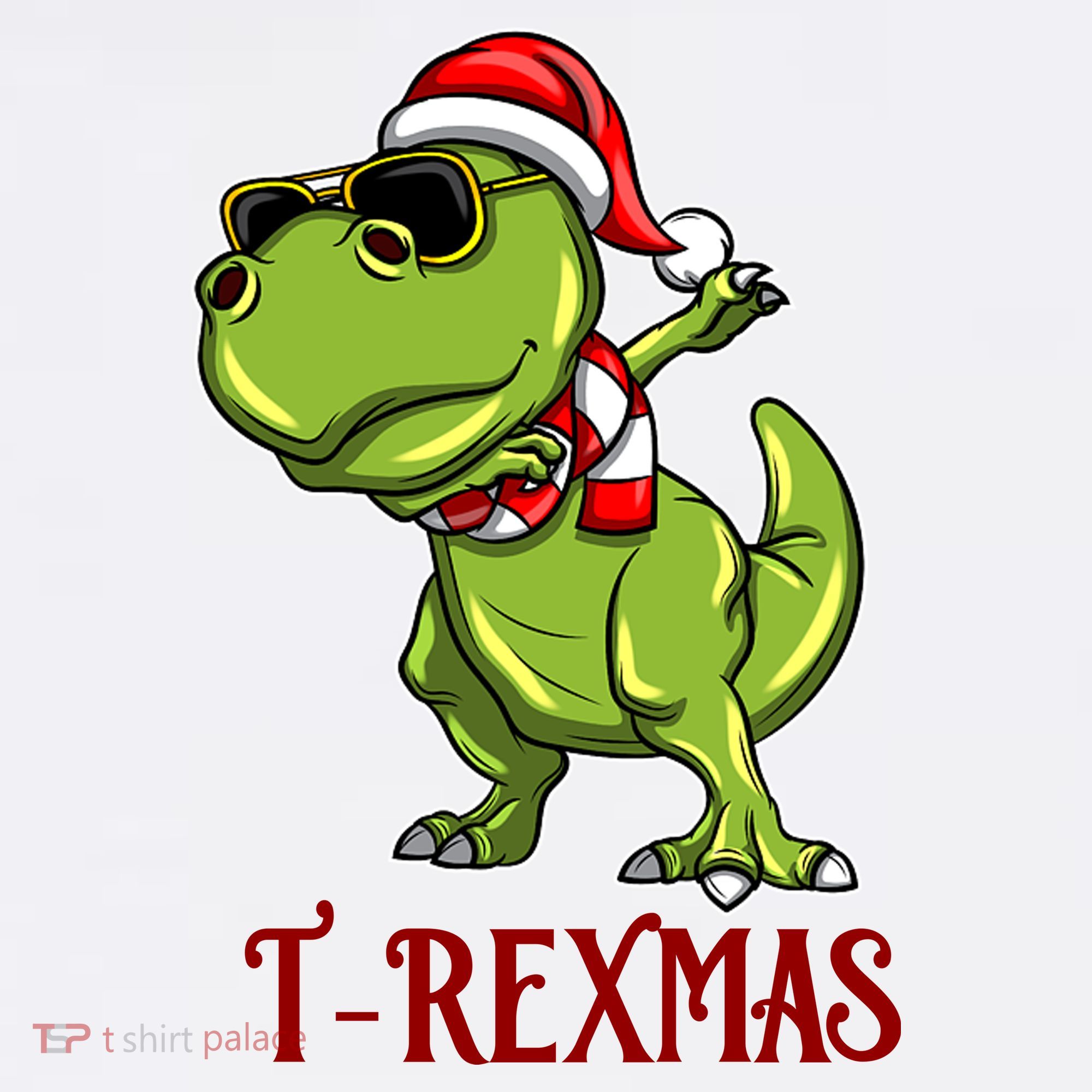 Trex Christmas Dino Hat