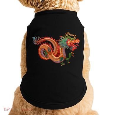 Traditional Chinese Dragon Art Doggie Tank