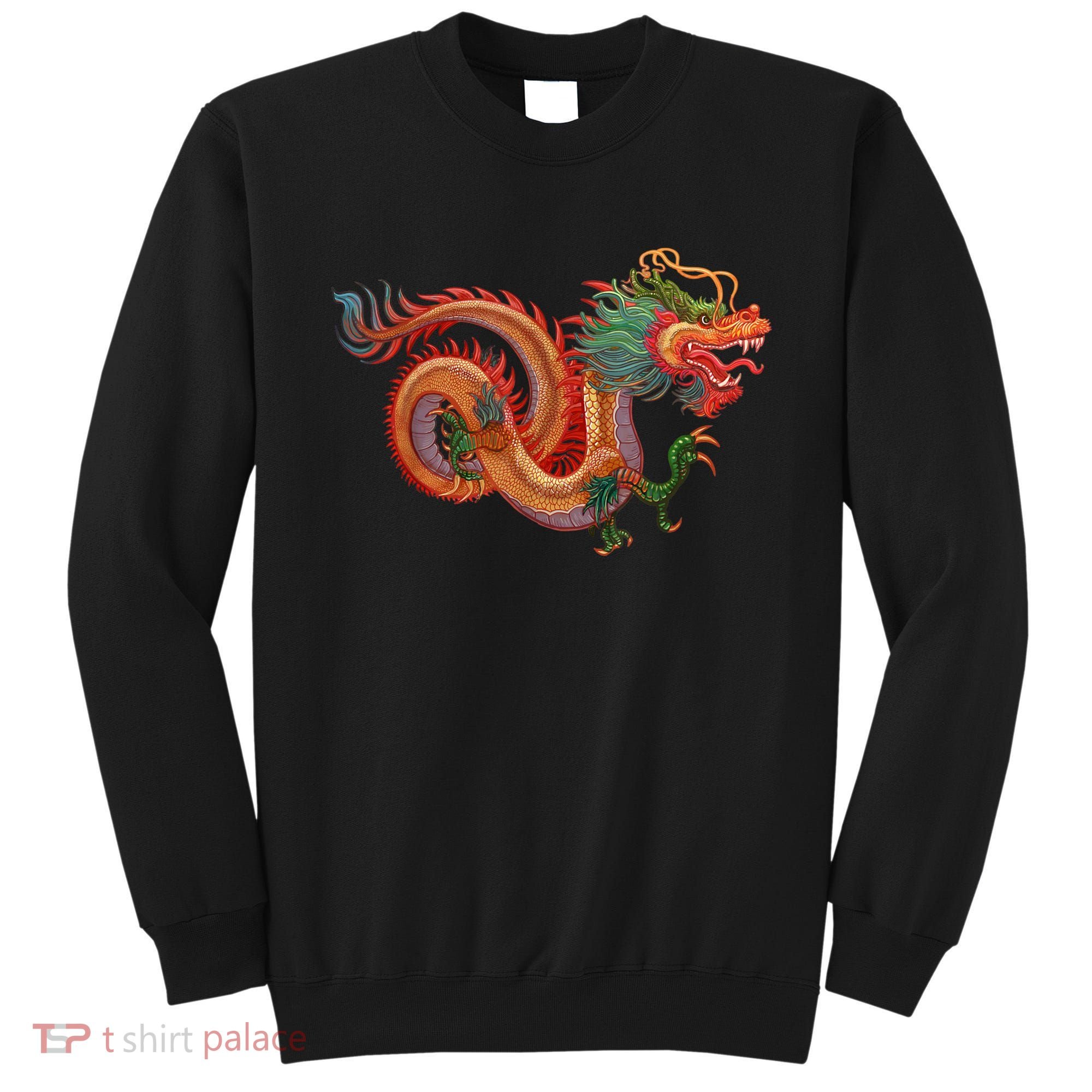 Traditional Chinese Dragon Art Sweatshirt
