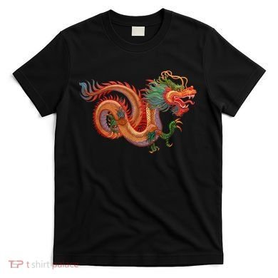 Traditional Chinese Dragon Art T-Shirt