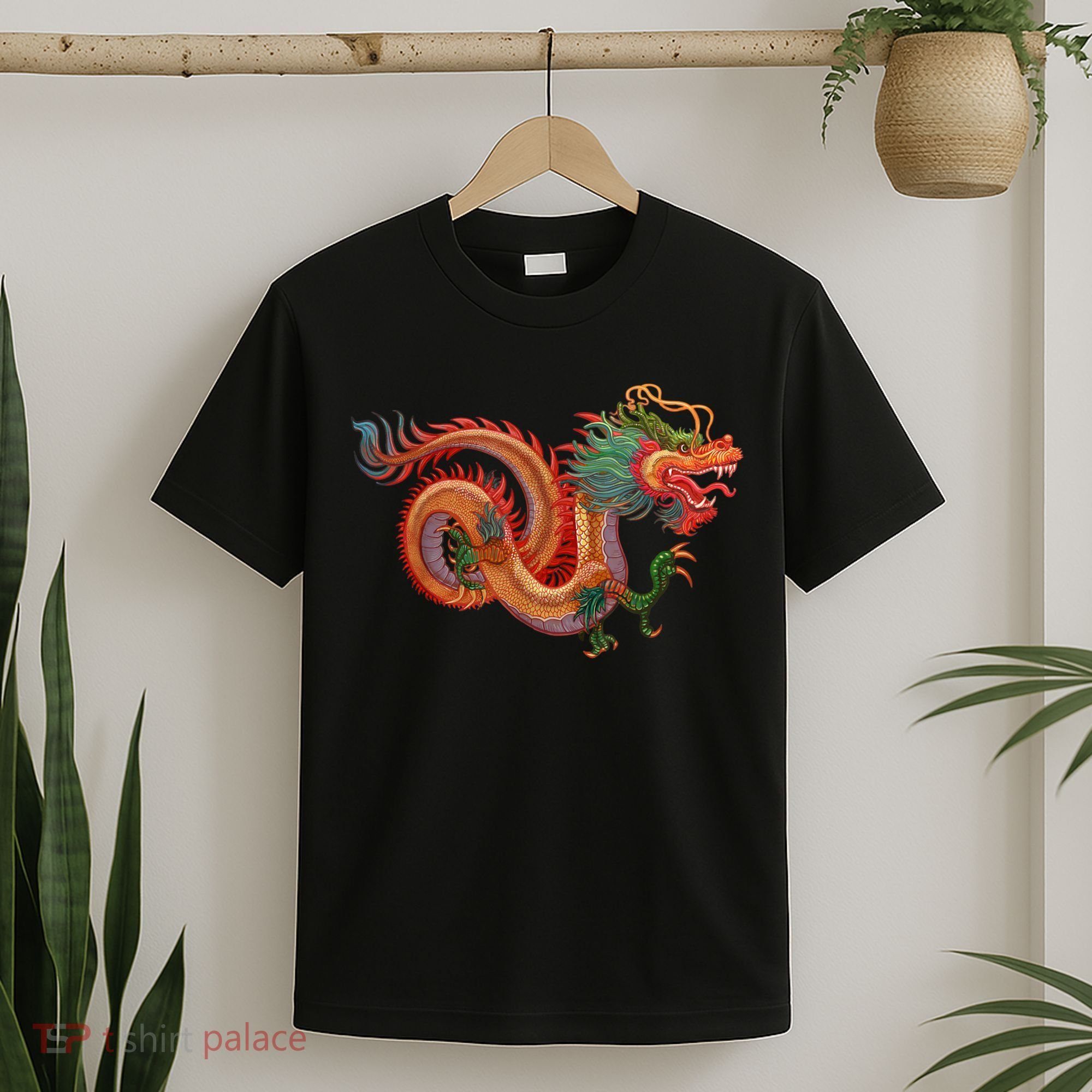 Traditional Chinese Dragon Art T-Shirt