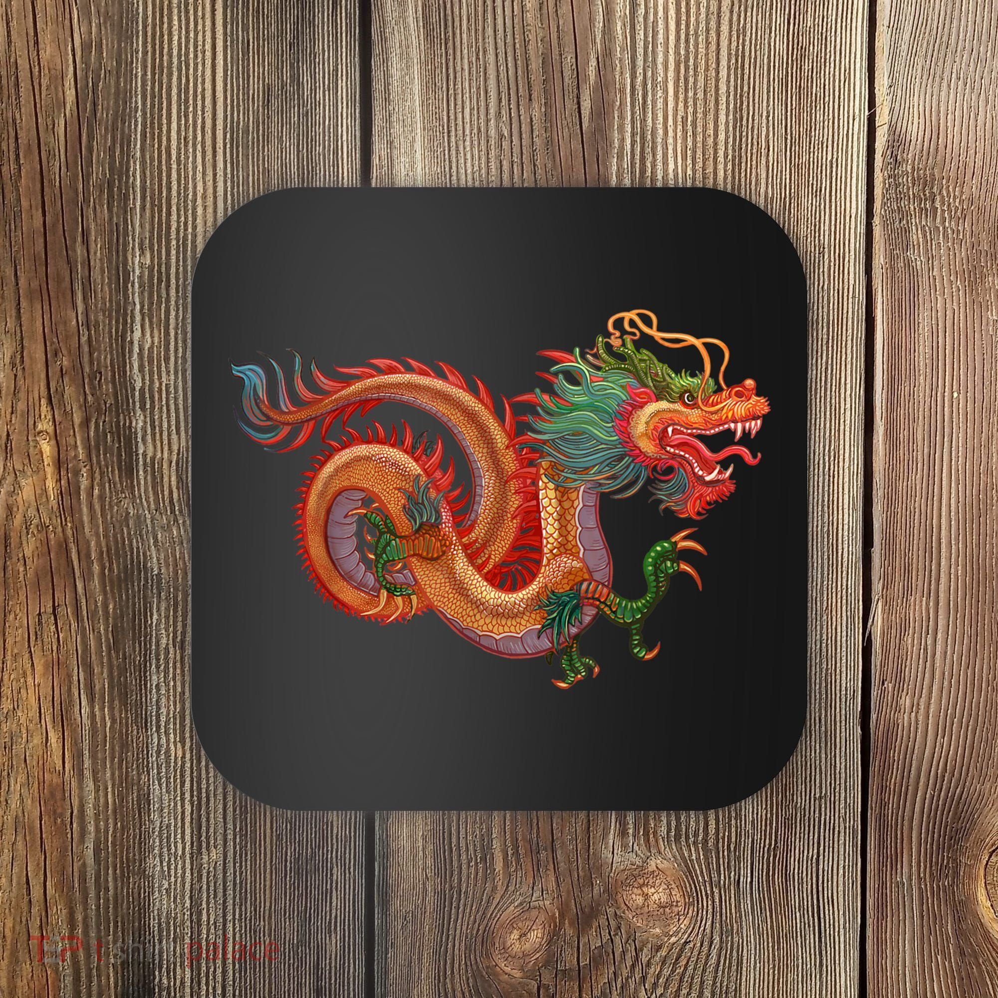 Traditional Chinese Dragon Art Coaster